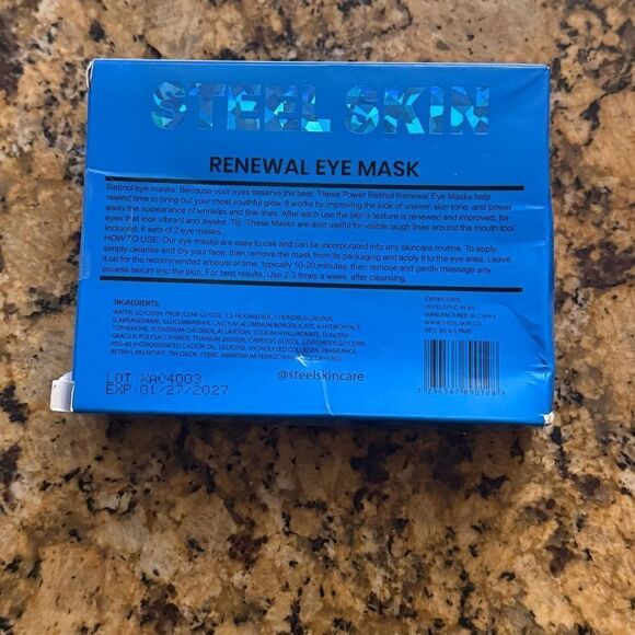 STEEL SKIN Power Retinol Eye Masks- 5 Sets - Picture 3 of 8